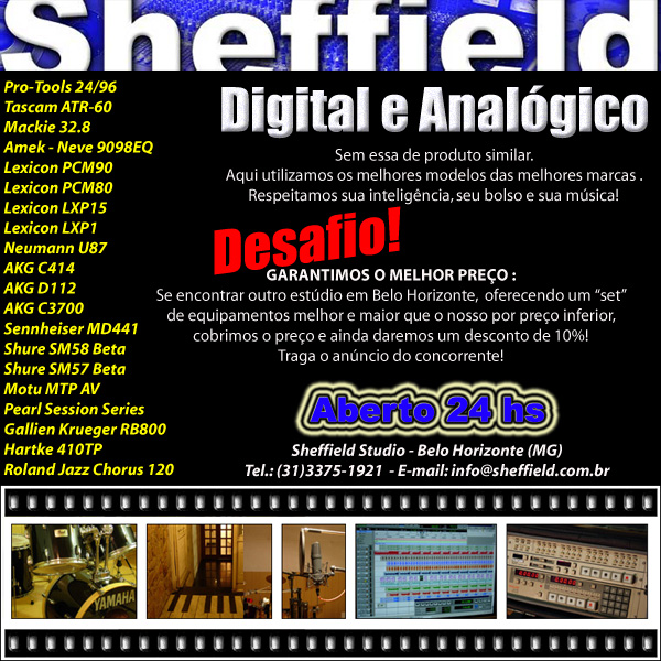 Sheffield Studio - Belo Horizonte (MG)